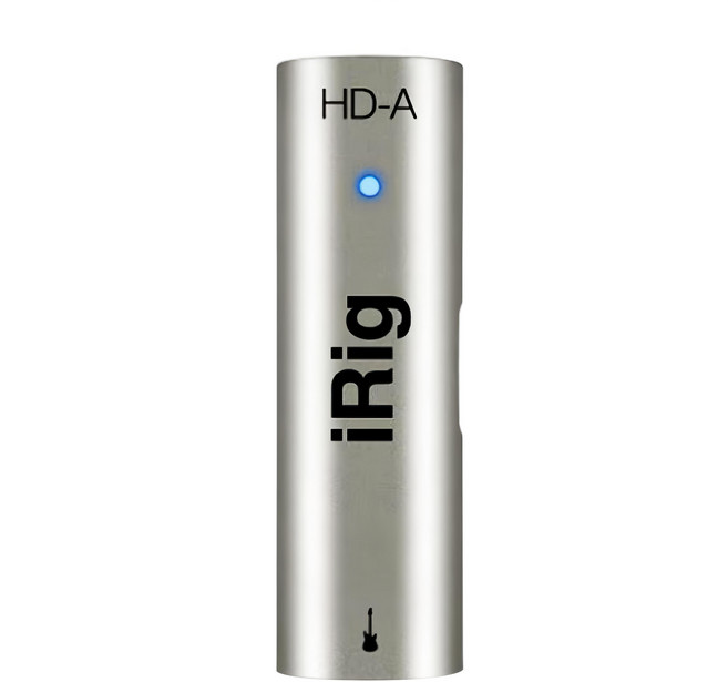 IK MULTIMEDIA 數位型吉他介面 99 x 30 x 21mm 35g, iRig HD-A, 銀色