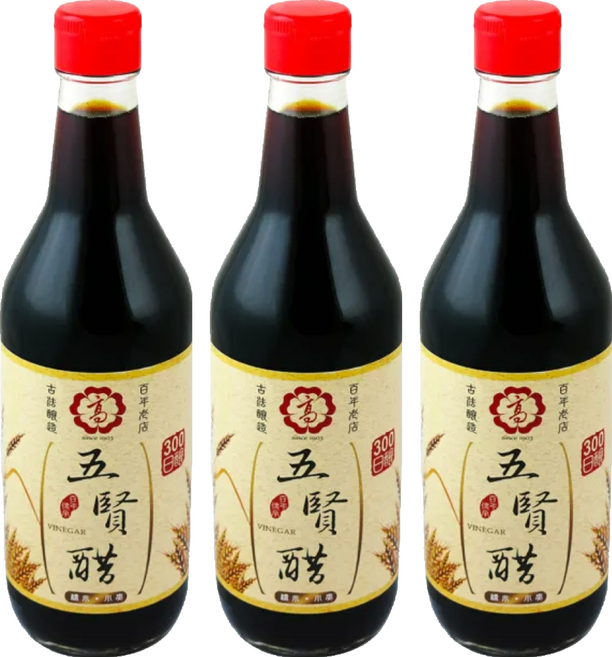 高印 五賢醋, 520ml, 3瓶