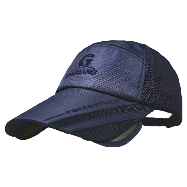 DAIXIANG 韓版潮男防曬可伸縮放大透氣排汗棒球遮陽帽