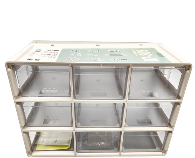 SHUTER 樹德 九格多用途收納盒 A7-309 410 x 283 x 220mm, 淺黛綠