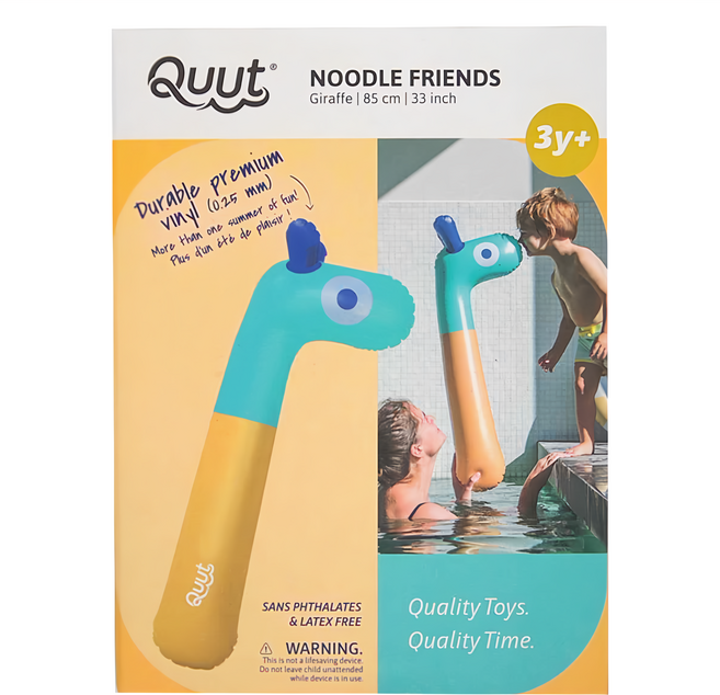 Quut 造型浮具 3歲以上, 長頸鹿, 1個