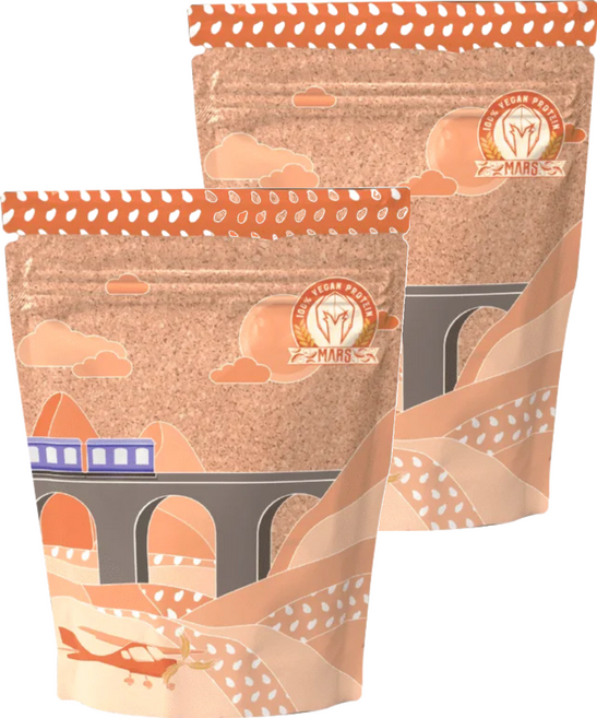 MARS 戰神 VEGAN 米蛋白 經典奶茶風味, 1kg, 2袋