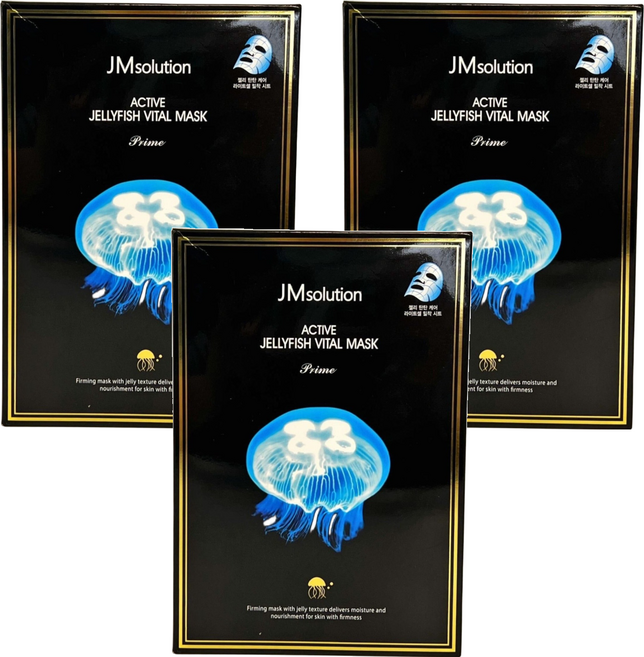 JMsolution 肌司研 韓國原廠直供 水母緊緻活化面膜, 10片, 3盒
