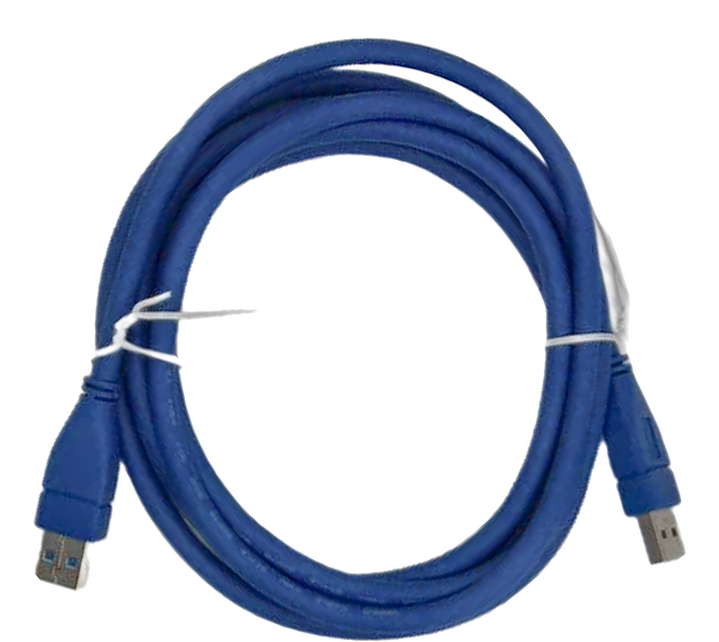 POLYWELL 寶利威爾 USB3.0 Type-A 公對公 高速傳輸線 3A 5Gbps PW15-W45-S020, 2m, 藍色, 1條