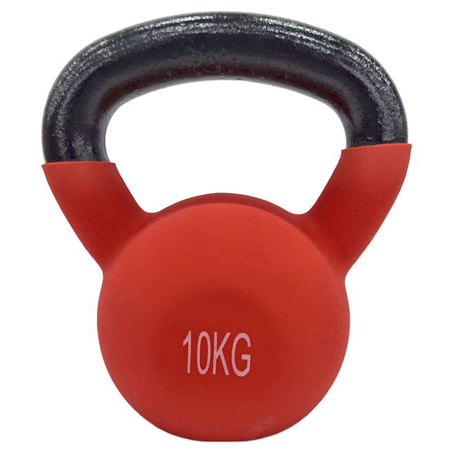 AD-ROCKET 頂級鑄鐵壺鈴 KettleBell 10KG, 紅色, 1個