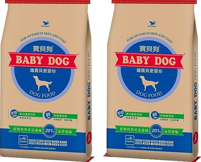 BABY DOG 寶貝狗 成犬乾飼料, 2個, 40lb, 羊肉