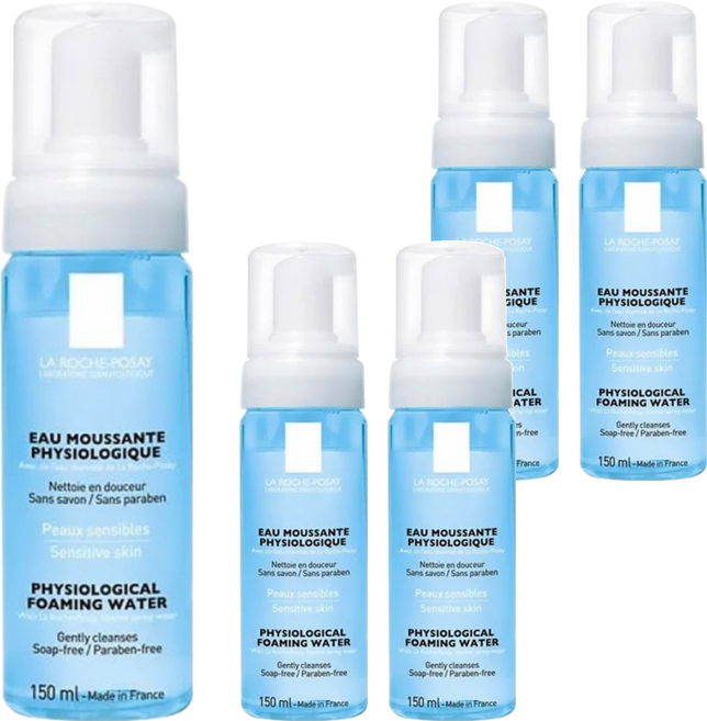 LA ROCHE POSAY 理膚寶水 舒緩保濕高效潔顏慕斯, 150ml, 5瓶