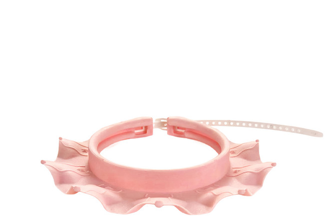 植妍媽咪 太陽花嬰幼兒洗髮帽 粉紅色, 1個