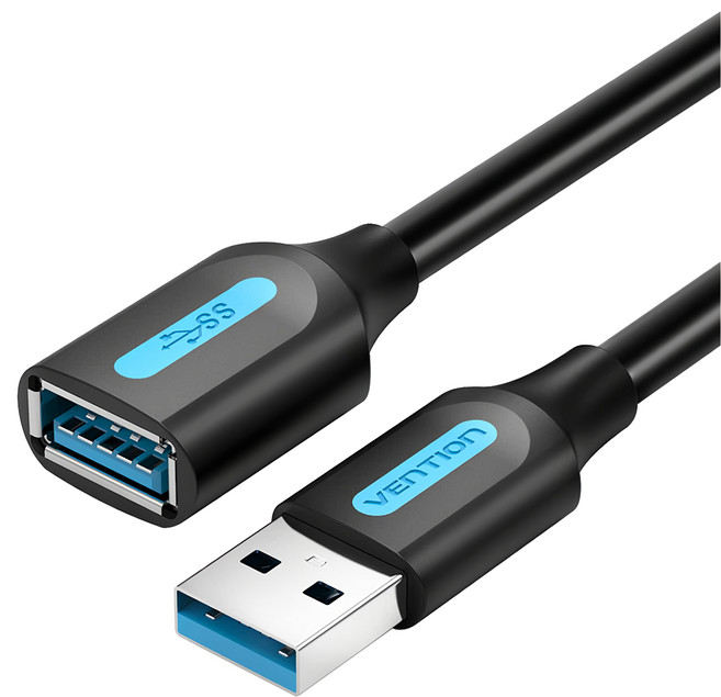 VEnTIOn 威迅 CBH系列 USB3.0 公對母延長線 5Gbps高速傳輸, 0.5m, 2條