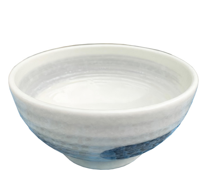 新食器 早瀨斧上麵碗 日本製 17 x 17 x 9cm, 白灰色, 1個