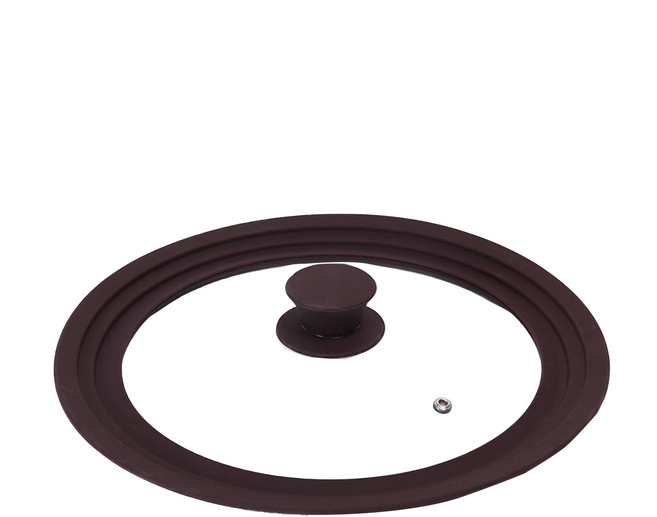 VASTO 矽膠通用玻璃鍋蓋 適用於26公分/28公分鍋具, 30cm, 1個