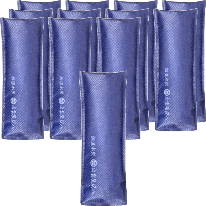 出雲屋炭八 細長型迷你袋 (藍色) 室內調濕木炭, 20g, 200ml, 12個