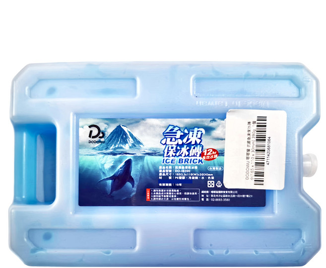 DODOWU 嘟嘟屋 抗菌急凍保冰磚 DO-IB390, 1個, 1個