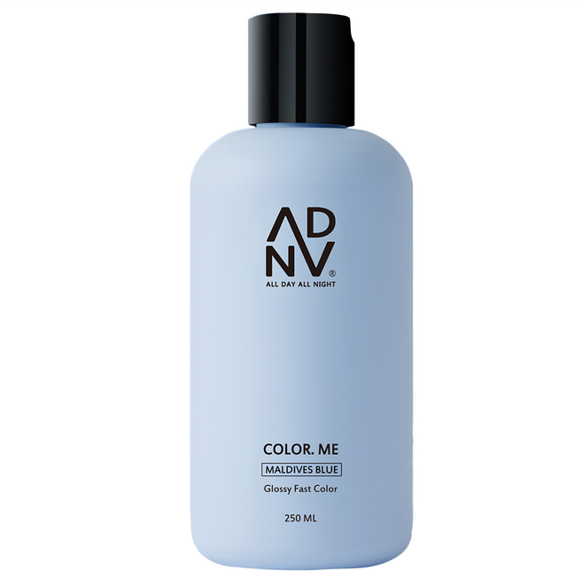 A.D.A.N 全時呵護 補色洗髮精/彩染補色劑 馬爾地夫藍, 250ml, 1瓶