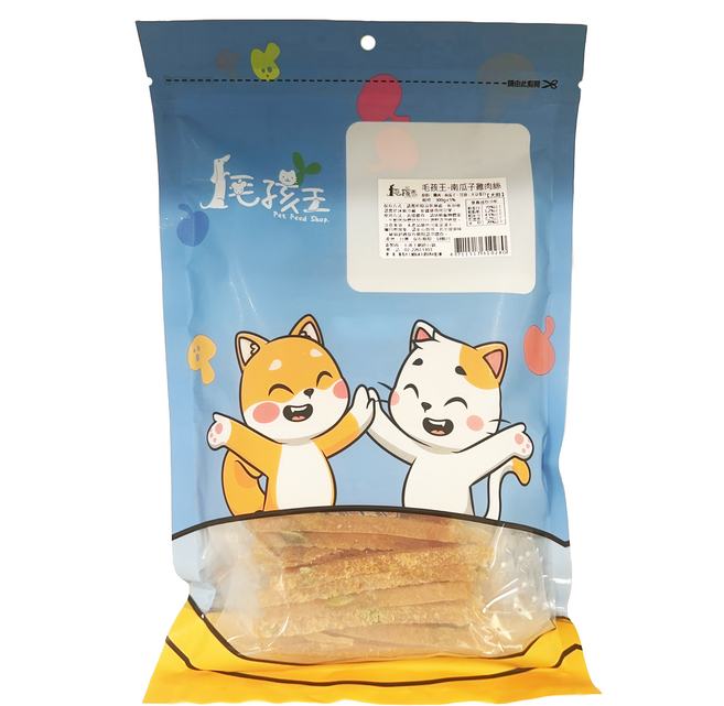 Pet Feed Shop 毛孩王 南瓜子雞肉絲 犬用, 300g, 1包