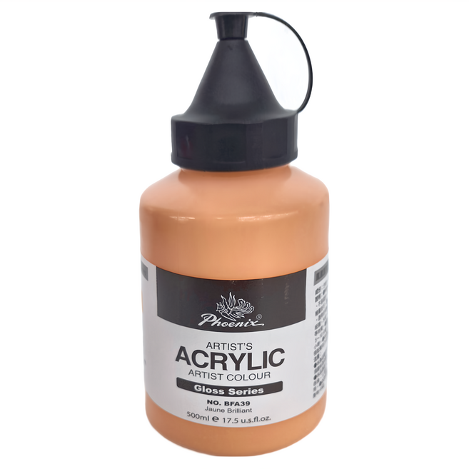 Phoenix 鳳凰畫材 壓克力顏料 藝術家系列 亮光系列 BFA39, 500ml, 1色