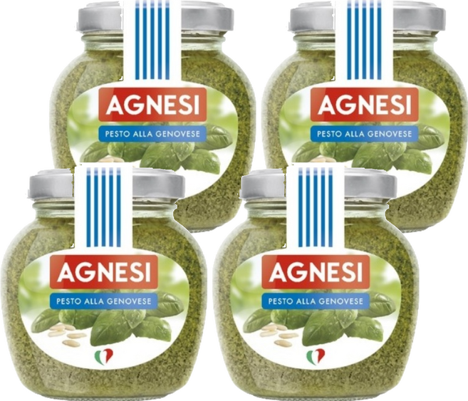 AGNESI 蒜香青醬, 185g, 4罐