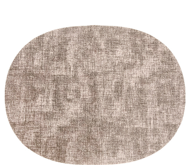 HOLA 和樂家居 查莉PU餐墊 0.3kg, 45.5 x 35 x 0.1cm, 霧灰色, 1個