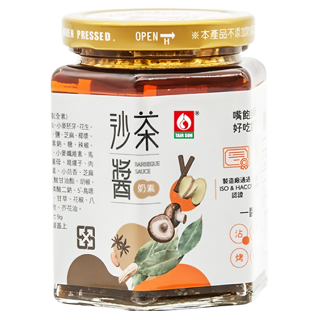 台塑餐飲 沙茶醬 奶素, 250g, 1罐