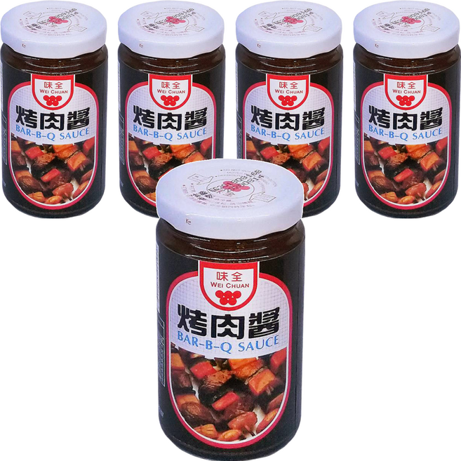 味全 烤肉醬 原味, 250g, 5罐
