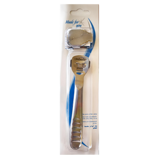 Suberly 舒佰利 不鏽鋼磨腳皮刀 25.5 x 6 x 1.5cm, 60g, 1入, 1支