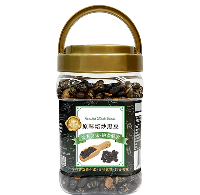 臻御行 原味焙炒黑豆, 320g, 1罐
