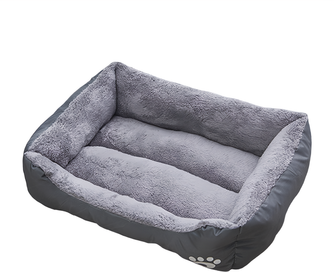 毛皇上 四季寵物床 U型窩, 1個, 灰色