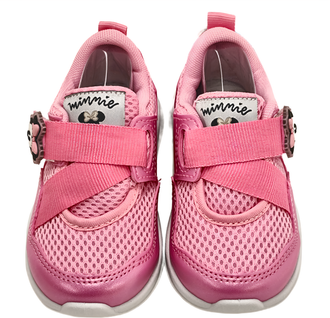 BORUI 柏睿鞋業 兒童款 交叉鞋帶魔鬼氈休閒鞋 124693 米妮