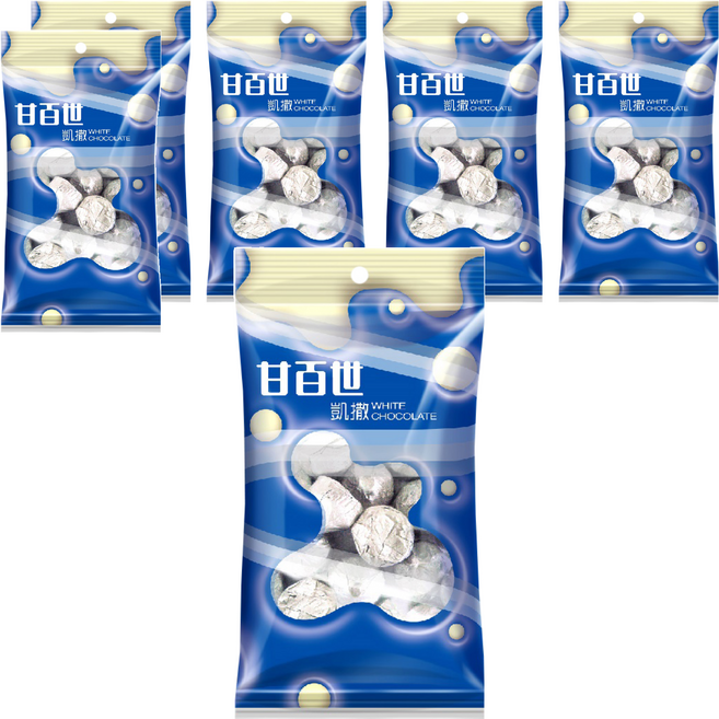 KAISER 甘百世 凱撒白巧克力糖, 150g, 6袋