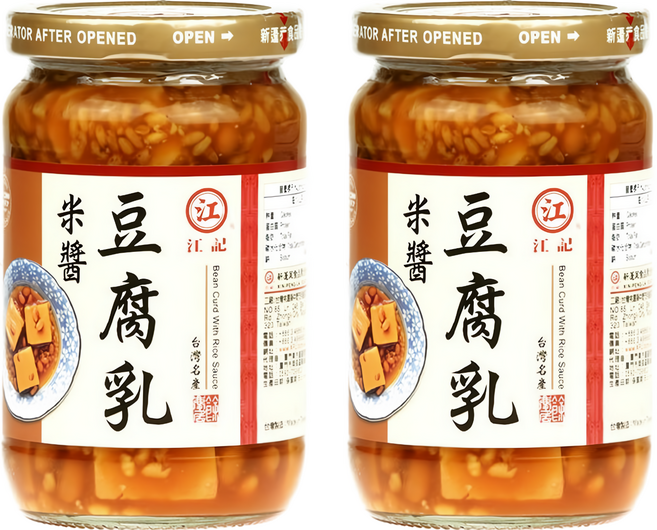 江記 米醬豆腐乳, 380g, 2罐