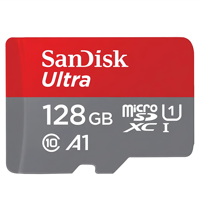 SanDisk 晟碟 Ultra microSDXC UHS-I A1 高速讀取記憶卡, 128GB, 1個