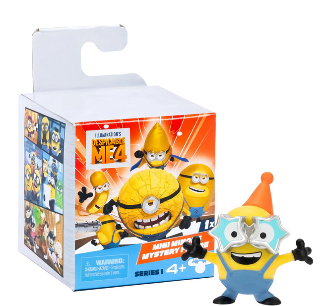 Despicable Me 神偷奶爸4 2吋收藏公仔單入組 款式隨機, 1盒