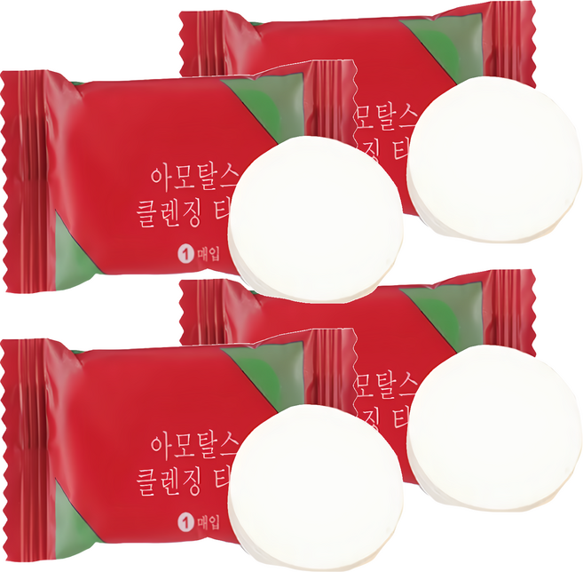 加厚壓縮毛巾 100張, 白色, 4包