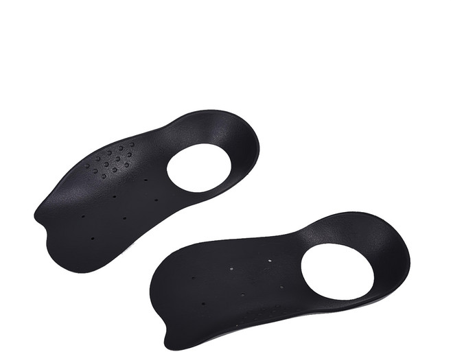 ZEAMO 日本足弓減壓支撐鞋墊 吸震止滑足心墊 黑色 1組