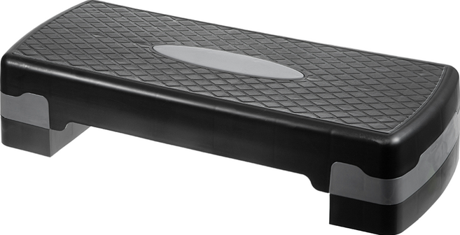 comet 2段式健身階梯踏板, 黑色 + 灰色