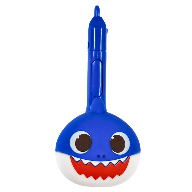 OtamaTone 造型彈奏樂器玩具組 鯊魚爸爸 內建10首名曲, 小型藍色, 1組