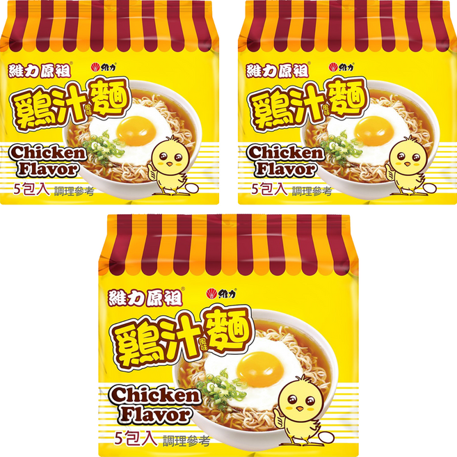 維力 原祖雞汁麵 70g, 15包