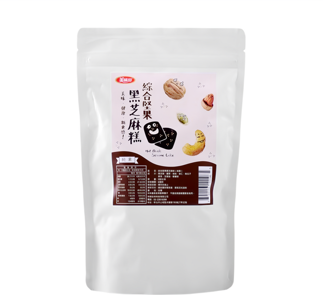 美味田 黑芝麻糕 綜合堅果口味, 300g, 1袋