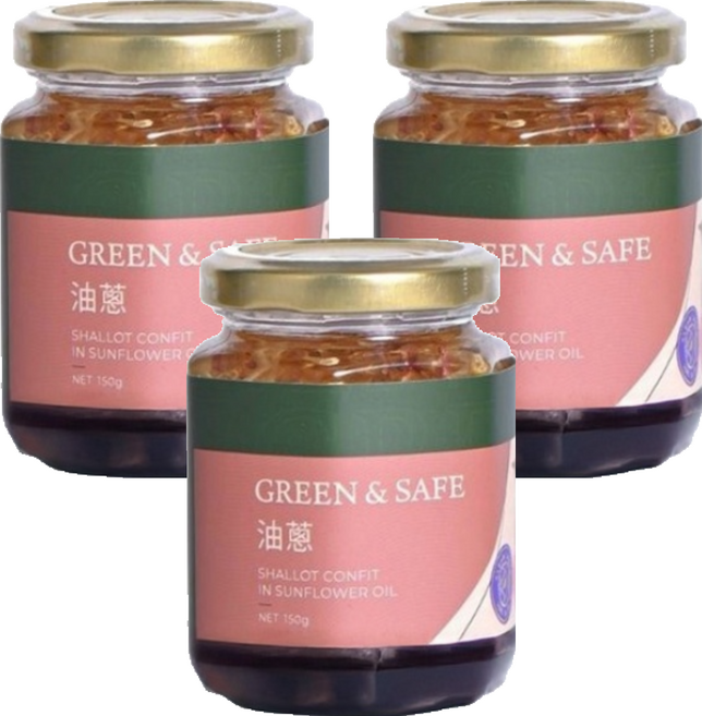 GREEN&SAFE 永豐餘生技 油蔥, 3罐, 150g