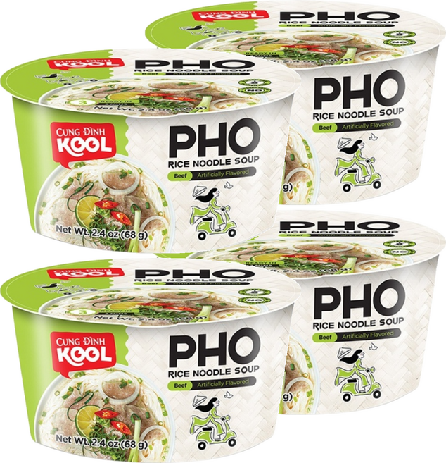 CUNG DINH KOOL 牛肉風味河粉 68g, 4入