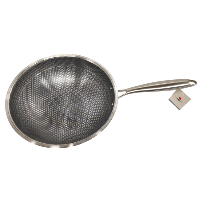 Argus 雅緻 單把蜂巢炒鍋, 30cm, 1個