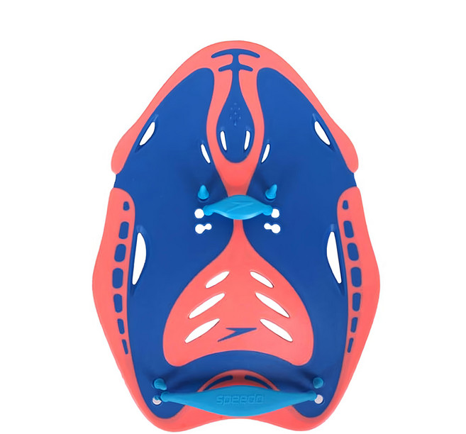speedo 成人划手板Power Paddle SD873156F959, 藍螢光粉