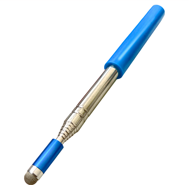 ziya 智雅科技 電容式觸控筆 教學會議用 魔法伸縮款, 藍色, 1支