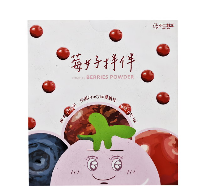 ONE-WAY 不二創立 莓好拌伴, 20條, 3g, 1盒