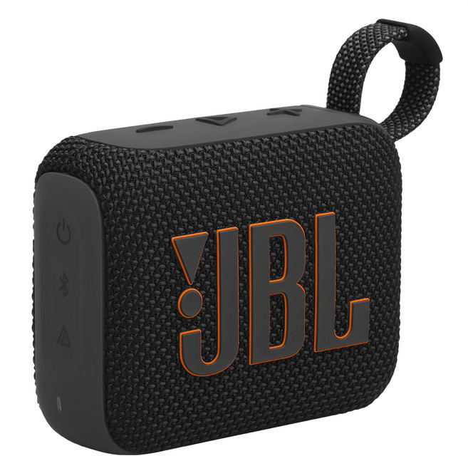 JBL 可攜式藍牙喇叭 GO 4 長達7小時播放時間 防水防塵設計 支援多台喇叭連接, 黑色