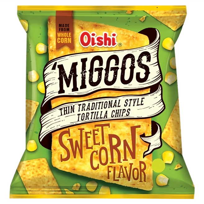 Oishi 上好佳 脆片 玉米口味, 1個, 105g