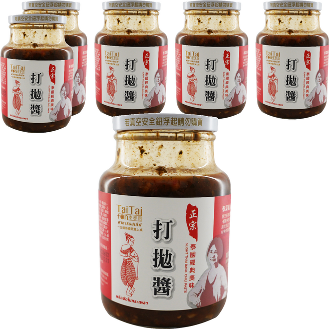 TaiTaifon 泰泰風 正宗打拋醬, 600g, 6罐