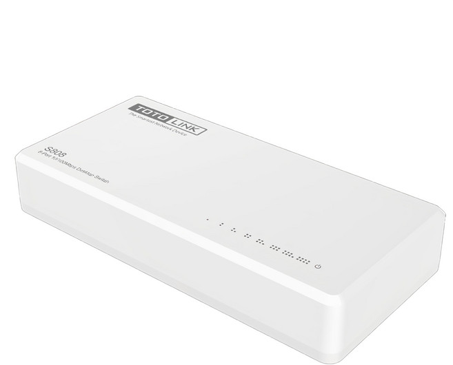 TOTOLINK 8埠網路交換器, S808, 1個