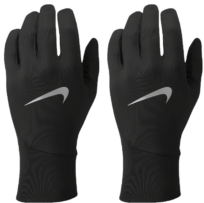 NIKE 耐吉 M PACER LIGHTWEIGHT 觸控慢跑手套, 黑色, 1雙