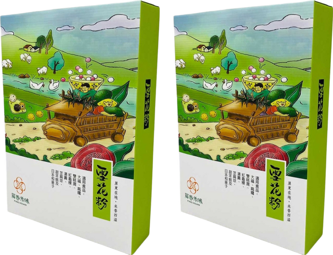 屏東農產 屏香禾味 超級水磨糯米粉 雪花粉, 300g, 2盒
